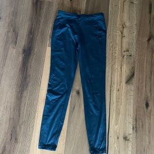 SWEATY BEATY TEAL CROPPED LEGGINGS